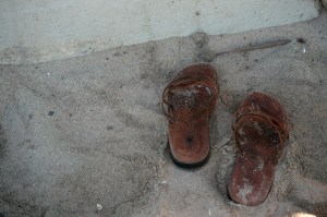 "take your sandals off, for you are on holy ground."