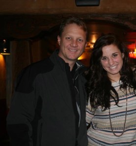 Dad and I on my birthday 