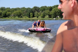 Britt's first time tubbing